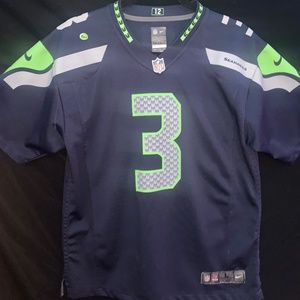 Youth Russell Wilson #3 Nike on the Field Seahawks Jersey Sz.Large NWOT
